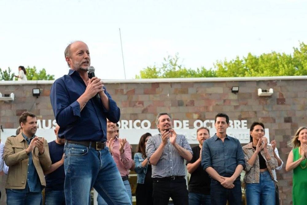 Acompa�ado por M�ximo y Wado, Insaurralde hizo su demostraci�n de fuerza
