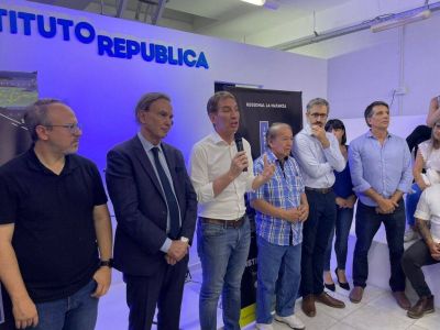 Acompañado por Valenzuela, Santilli recibió el apoyo de Pichetto en Provincia