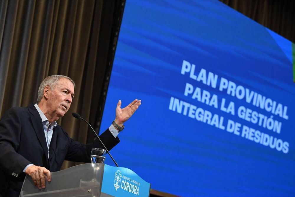 Schiaretti present el Plan Provincial para la Gestin Integral de Residuos