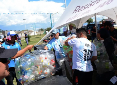 Resistencia recolectó 15 toneladas de plástico para reciclar gracias a los Puntos de Aliento