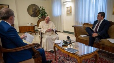 Papa Francisco a prensa española: «Soy muy amigo del Opus Dei, los quiero mucho y el bien que hacen es muy grande»