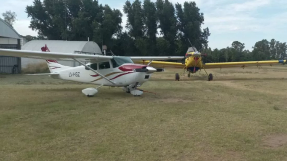 Nacin envi dos aviones a La Pampa para combatir incendios ... Contenido copiado de infohuella.com.ar