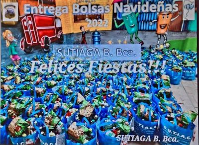 Sutiaga Bahía Blanca entrega de bolsas navideñas para sus afiliados