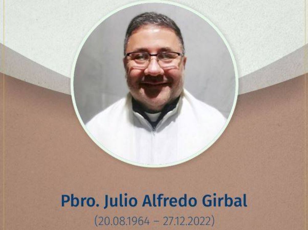 Falleci el Pbro. Julio Girbal, de la dicesis de Avellaneda-Lans