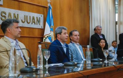 Por un monto superior a $2500 millones, licitaron obras de saneamiento para Rivadavia, Sarmiento y Rawson