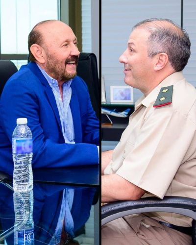 Insfr�n se reuni� con el nuevo jefe de la Agrupaci�n VI de Gendarmer�a Nacional