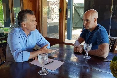 Mauricio Macri y Rodríguez Larreta se reunieron en la Patagonia, pero evitaron dar detalles