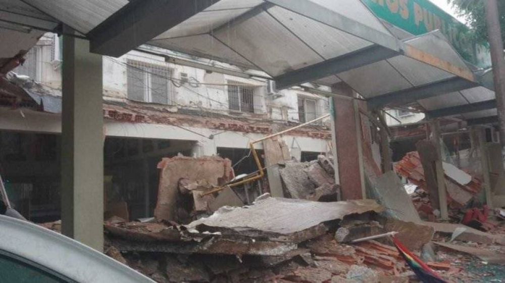 Tras el derrumbe de un techo en la Cooperativa Elctrica de La Pampa, Luz y Fuerza advierte que podra haber nuevos incidentes
