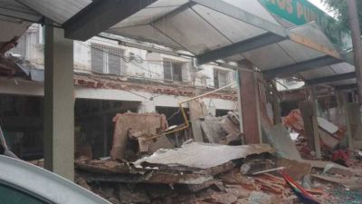 Tras el derrumbe de un techo en la Cooperativa Eléctrica de La Pampa, Luz y Fuerza advierte que podría haber nuevos incidentes