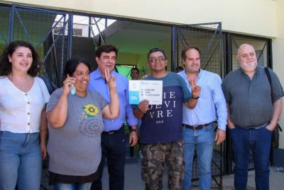 La Matanza: Maggiotti y Espinoza entregaron viviendas del Programa Reconstruir