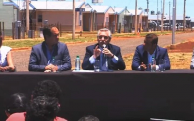 Alberto Fern�ndez se mostr� con un gobernador que no acompa�a el juicio pol�tico contra la Corte y otra vez carg� contra la Ciudad