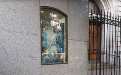 Rompieron la ermita de la Virgen de Luj�n en el santuario de Santa Luc�a