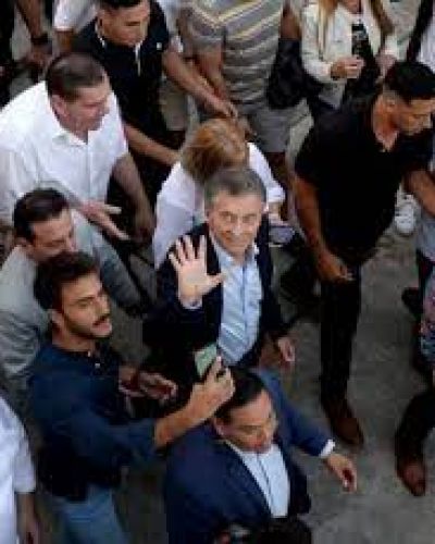 Macri, en el centro de la escena: lanz� y marc� el tono de la campa�a de JxC