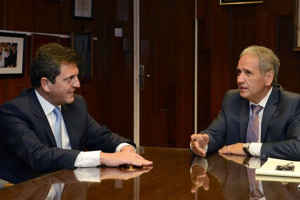 Sergio Palazzo se reuni con Massa: dudas sobre el camino que tomar Bancarios