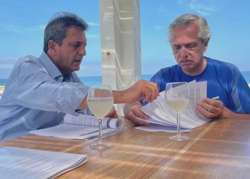 Alberto Fernndez y Sergio Massa reunidos por el acuerdo de integracin con Brasil