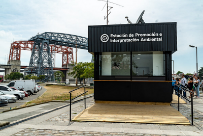 Avanza la instalaci�n de dos Estaciones de Promoci�n Ambiental junto al Puente Transbordador