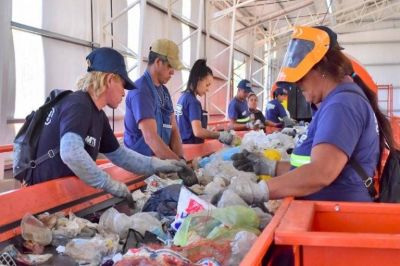 El municipio destacó el cambio que tuvo el trabajo de reciclaje en el Campo del Abasto