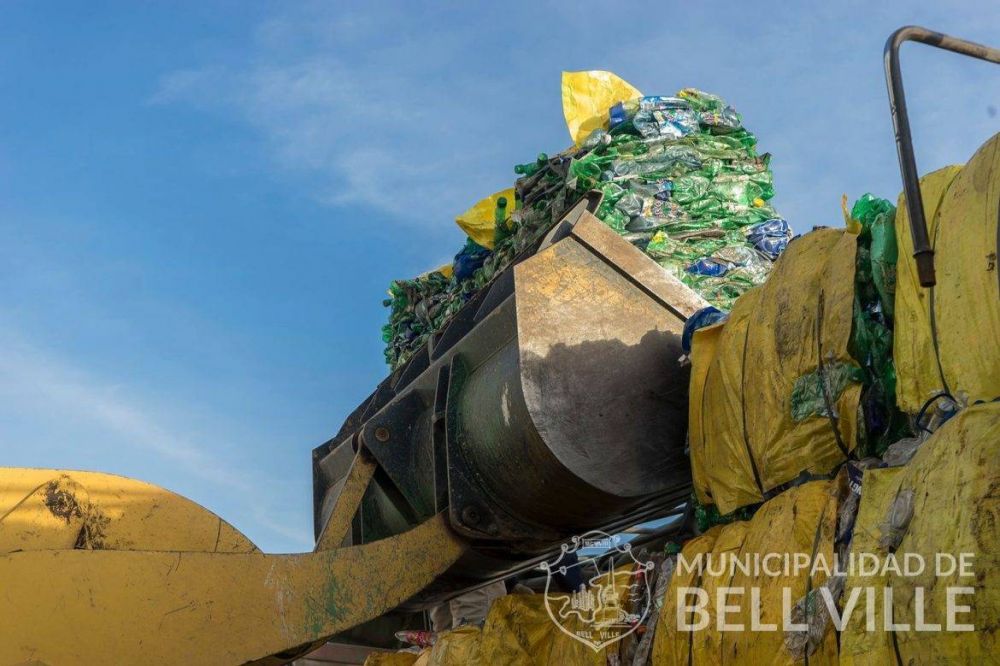 Bell Ville: Envan a reciclaje ms de 15 toneladas de residuos recuperados