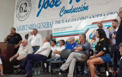 Las 62 Organizaciones Peronistas manifestaron su apoyo a la reelección de Sáenz