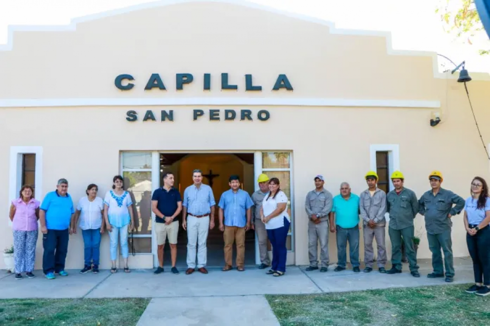Capitanich inaugur refacciones en la Capilla San Pedro