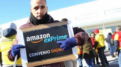 Trabajadores de Amazon se declararon en huelga