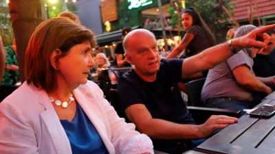 Gui�o de Patricia Bullrich a N�stor Grindetti en su precandidatura a gobernador bonaerense: encuentro y recorrida por Sierra de los Padres