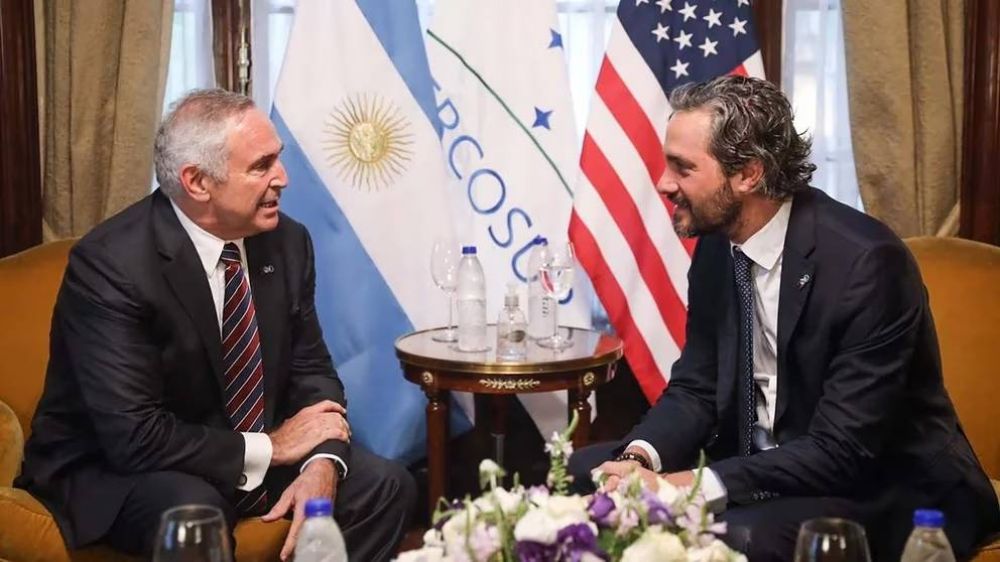 Santiago Cafiero y Marc Stanley celebraron los 200 aos de relaciones diplomticas entre Argentina y EEUU