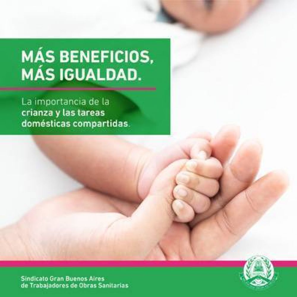SGBATOS y AySA acordaron la ampliación del sistema de licencias para propiciar responsabilidades familiares compartidas