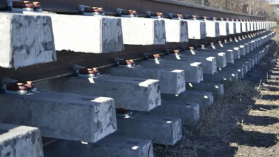 Trenes Argentinos usará durmientes ferroviarios de plástico reciclado