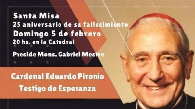 Misa por los 25 años del fallecimiento del venerable Cardenal Pironio