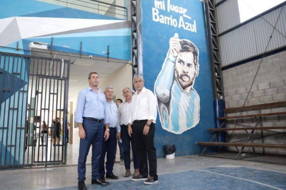 El gobernador Sergio U�ac visit� obras de urbanizaci�n en Avellaneda junto al intendente Ferraresi