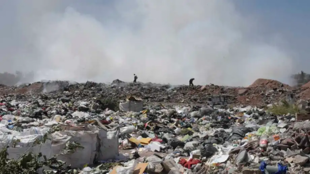 Denunci en Buenos Aires la quema de basura a cielo abierto que se realiza en Vista Alegre