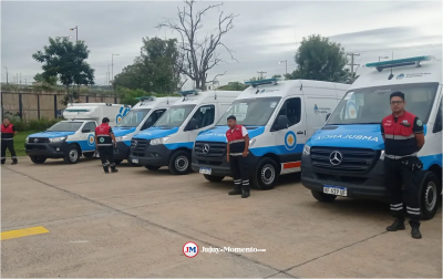Nación envió a Jujuy 11 ambulancias: dónde se utilizarán