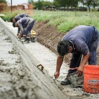 Hidráulica: El Municipio realiza obras para ampliar la capacidad del reservorio ubicado en el casco céntrico de Garín