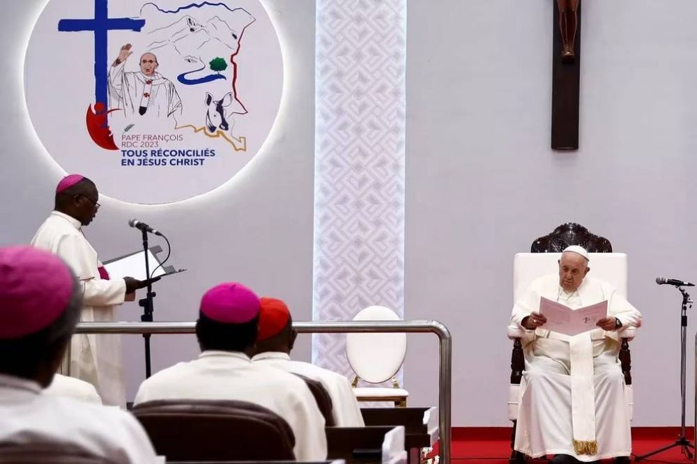 El papa Francisco pidi a los obispos del Congo que trabajen para lograr la reconciliacin en el pas