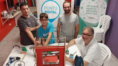 Laboulaye: fabrican impresora 3D a partir de materiales reciclados