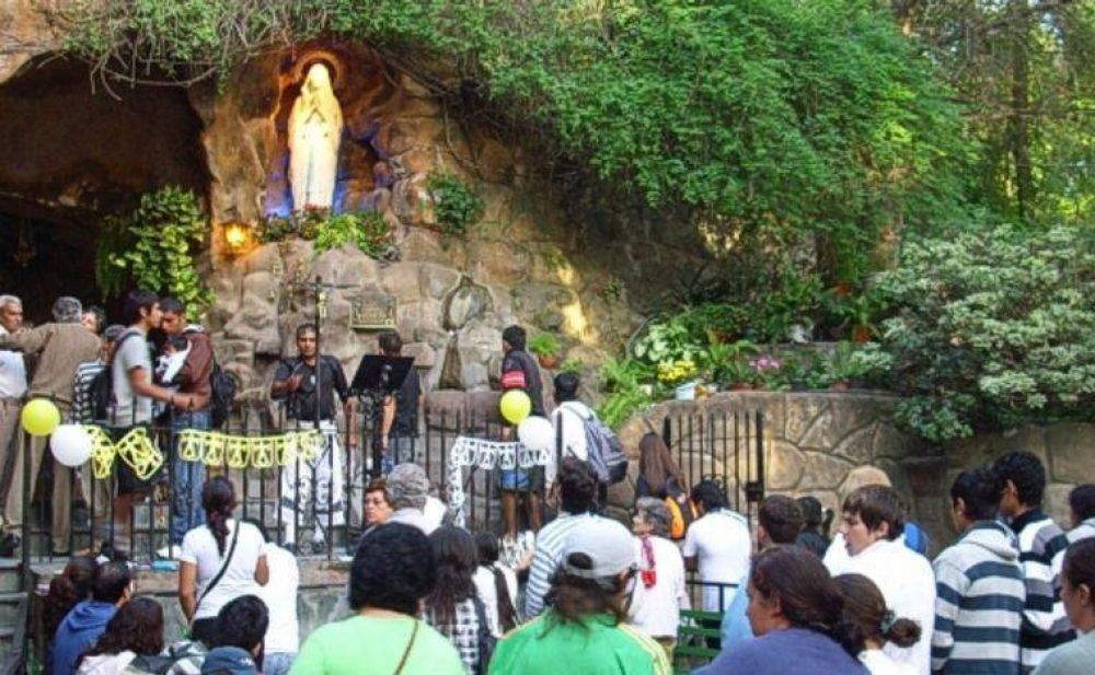 Alta Gracia: este viernes tiene lugar la peregrinación de la Virgen de Lourdes
