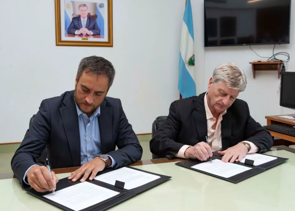 Ziliotto y Cabandi firmaron convenios de cooperacin para la lucha contra el fuego
