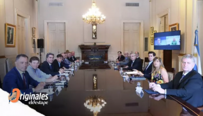 En la previa de la reunión de la mesa del FdT, Alberto se reúne con gobernadores