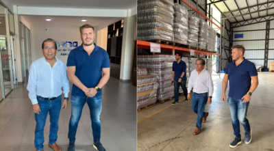 Juan Jenefes visitó la empresa de agua de mesa de Jujuy: 