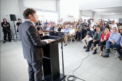 Kicillof inauguró el nuevo edificio de la Escuela Agraria N° 1 de Chivilcoy