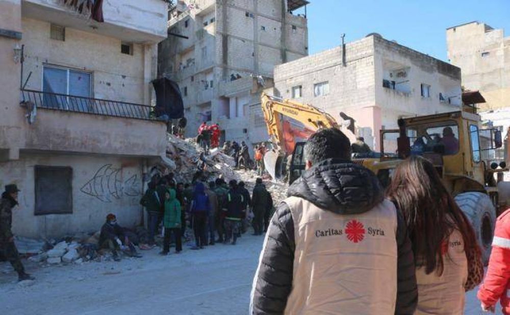 La Red Mundial de Critas redobla esfuerzos en ayuda para Siria y Turqua