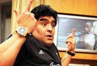 Maradona visit� a C�ceres y estall� de bronca: "Ac� nadie hace nada"