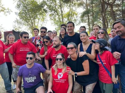 Abad acompa�� un encuentro de la Juventud Radical