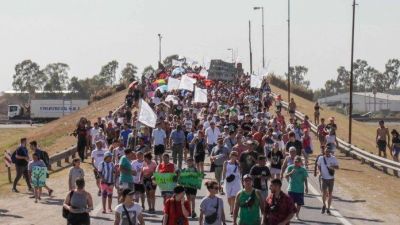 Se realizó una marcha para la creación de una reserva natural en San Martín