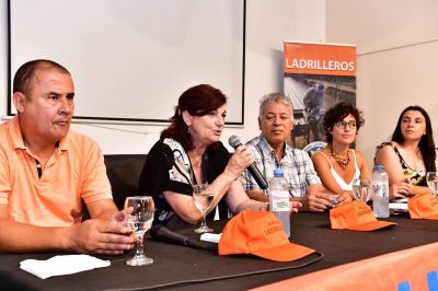 Raquel Olmos y Luis Cáceres encabezaron la Asamblea de la Unión Obrera Ladrillera del 2023