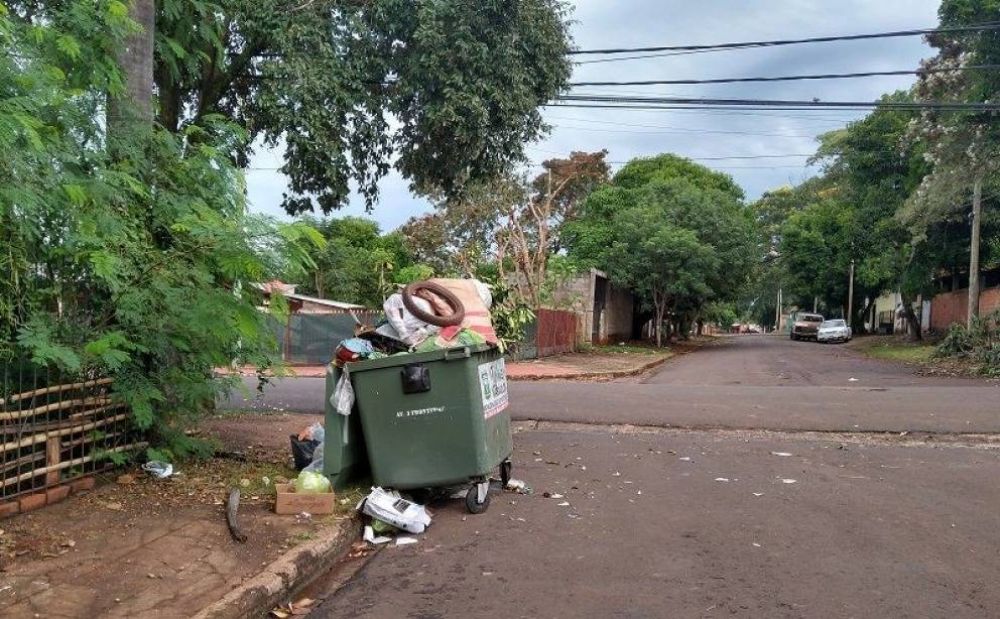 Iguaz: reducen el servicio de recoleccin de residuos por camiones rotos