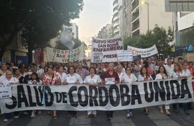 Profesionales de la salud marcharán en Córdoba y la atención se verá resentida
