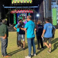 #Lollapalooza El Ministerio de Trabajo bonaerense recorrió el predio donde se realizará el festival que generará unos 15 mil empleos