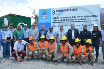 Seguridad hídrica – Pusieron en marcha las obras en Purmamarca